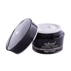 Kem xóa nám trắng da ban đêm Sakura Crystal Clear Whitening Night Cream 30g 5 Kem trị nám trắng da ban đêm Sakura Crystal Clear Whitening Night Cream 30g