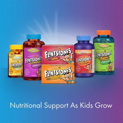 Kẹo dẻo Multivitamin cho trẻ em Flintstones Gummies Complete 180 viên