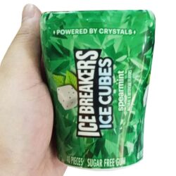 Kẹo gum không đường Ice Breakers Ice Cubes Spearmint 40 viên 7 keo gum khong duong ice breakers ice cubes spearmint 40 vien 130124 ka