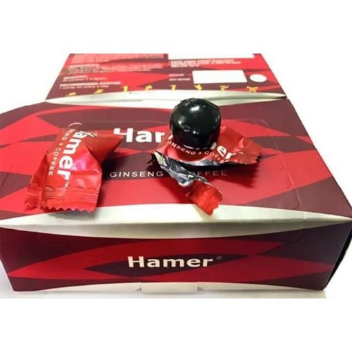 Kẹo sâm Hamer Ginseng & Coffee tăng cường sinh lý nam giới hộp 30 viên