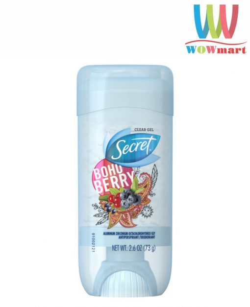 Lăn khử mùi Secret Clear Gel Boho Berry 73g