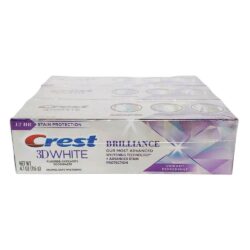 Kem đánh răng Crest 3D White Brilliance Toothpaste 116g (Lốc 3 tuýp) 10 loc 3 hop kem danh rang crest 3d white brilliance 116g kna