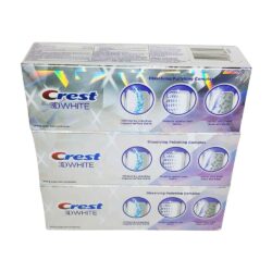 Kem đánh răng Crest 3D White Brilliance Toothpaste 116g (Lốc 3 tuýp) 9 loc 3 hop kem danh rang crest 3d white brilliance 116g knd