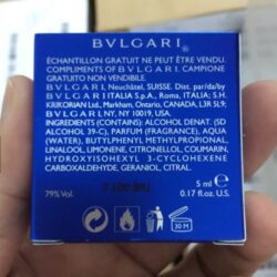 Nước hoa nam Bvlgari BLV Pour Homme Eau De Toilette 5ml 7 Nước hoa nam Bvlgari BLV Pour Homme Eau De Toilette 5ml