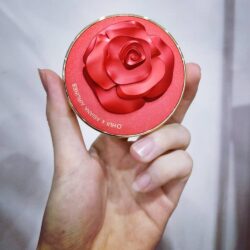 Set 2 phấn nước Ohui Asiana Airline Red & Gold Rose Petal Special Edition II 15g