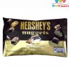 Socola Hershey hạnh nhân Hershey’s Nuggets Milk Chocolate Almonds 299g túi ngang