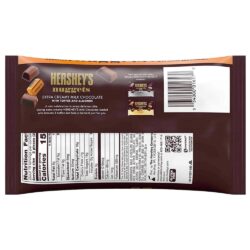 Socola kem sữa hạnh nhân Hershey's Nuggets Creamy Milk Chocolate Toffee Almonds 299g túi ngang 4 Socola kem sữa hạnh nhân Hershey's Nuggets Creamy Milk Chocolate Toffee Almonds 299g túi ngang
