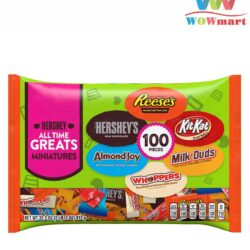 Socola tổng hợp Hershey All Time Greats Miniatures 100 Pieces 912g