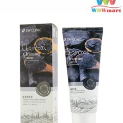 Sữa rửa mặt than hoạt tính 3W Clinic Charcoal Cleansing Foam 100ml