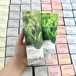Sữa rửa mặt trà xanh 3W Clinic Green Tea Cleansing Foam 100ml 7 Sữa rửa mặt trà xanh 3W Clinic Green Tea Cleansing Foam 100ml