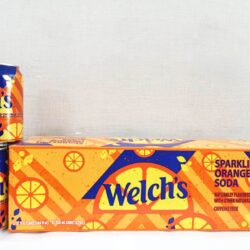 Nước ngọt Mỹ Welch's cam Welch's Sparkling Orange Soda Thùng 12 lon 9 thung nuoc ngot welchs cam 12 lon knwa