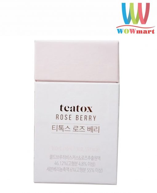 Trà thải độc giảm cân Teatox Rose Berry 30 gói