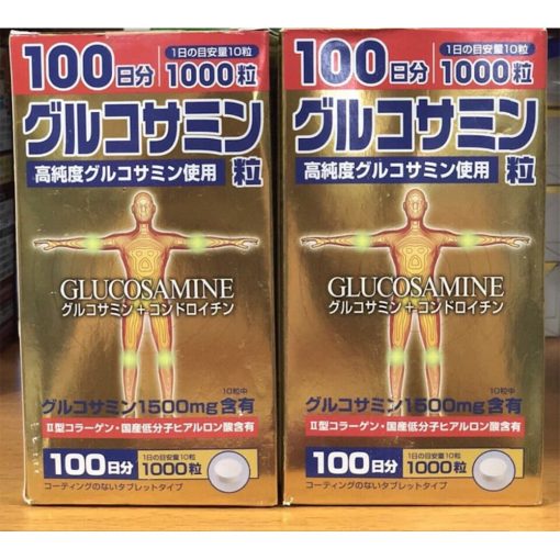 Viên uống bổ khớp Glucosamine 1500mg Nhật Bản 1000 viên 100 ngày