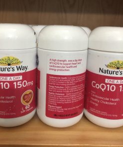 Viên uống CoQ10 hỗ trợ tim mạch Nature’s Way CoQ10 150mg 60 viên