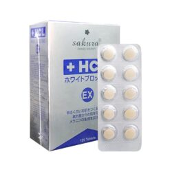Viên uống xóa nám Sakura HCL White Blossoms EX 120 viên 8 Viên uống đặc trị nám Sakura HCL White Blossoms EX 120 viên