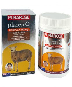 Viên uống nhau thai cừu Purarose Placen Q Complex 3000mg 60 viên