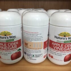 Viên uống từ giấm táo Nature’s Way Super Foods Apple Cider Vinegar 400mg 60 viên 5 Viên uống từ giấm táo Nature’s Way Super Foods Apple Cider Vinegar 400mg 60 viên