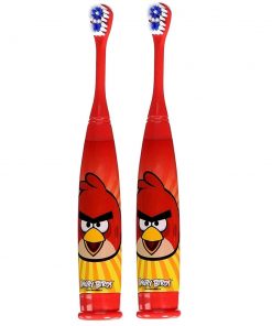 Bàn chải đánh răng bằng pin cho bé Angry Birds Turbo Power 2 cây đỏ