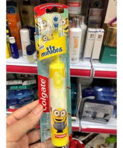 Bàn chải đánh răng trẻ em Colgate Minions dùng pin (màu vàng)