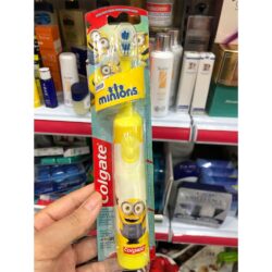 Bàn chải đánh răng trẻ em Colgate Minions dùng pin (Vàng) 6 Bàn chải đánh răng trẻ em Colgate Minions dùng pin (màu vàng)