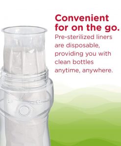 Bình sữa không đáy Playtex Baby Nurser Drop-Ins Liners 237-296ml kèm 5 túi sữa