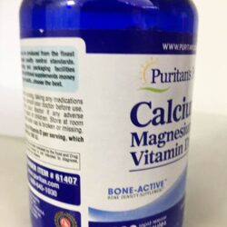bo sung canxi magie d3 puritans pride calcium magnesium vitamin d3 100 vien 120624 kd