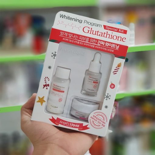 Bộ trắng da trị nám mini Angel’s Liquid Whitening Program Glutathione Special Kit