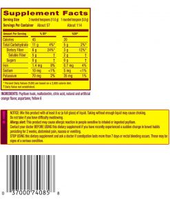 Bột cam bổ sung chất xơ Metamucil Multihealth Fiber Sugar Free 114 liều lượng