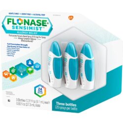 Xịt chống dị ứng Flonase Sensimist Allergy Relief Nasal Spray 9.1ml x3 chai 6 chai xit tri viem mui di ung flonase sensimist allergy relief 3 ong kna