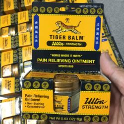 Dầu cù là giảm đau hiệu con hổ Tiger Balm Ultra Strength 18g 5 Dầu cù là giảm đau hiệu con hổ Tiger Balm Ultra Strength 18g