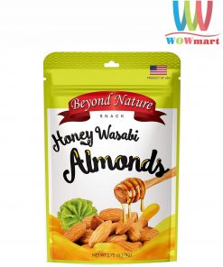 Hạnh nhân tẩm mù tạt mật ong Beyond Nature Honey Wasabi Almonds 78g