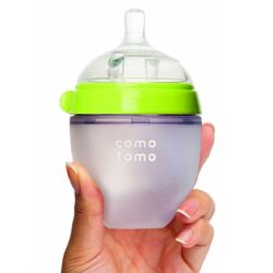 Bình sữa Silicone Comotomo Baby Bottle Soft Hygienic Silicone Set 150mlx2 (Màu xanh) 5 Hộp 2 bình sữa Comotomo 150ml siêu mềm