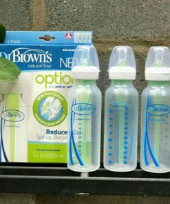 Hộp 3 bình sữa Dr Brown’s Natural Flow Options 250ml