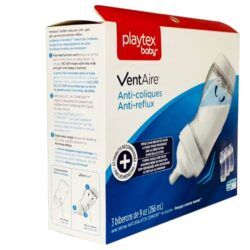 Hộp 3 bình sữa nghiêng cổ rộng Playtex Baby Ventaire Anti Colic 266ml 14 hop 3 binh sua nghieng co rong playtex baby ventaire anti colic 266ml kne