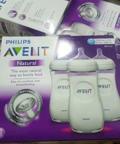 Hộp 3 bình sữa Philips Avent Natural 3m+ 330ml