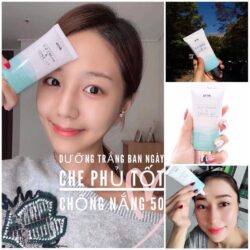 Kem nền dưỡng da chống nắng Genie DD Cream Tone Up SPF50 50ml 8 Kem nền dưỡng da chống nắng Genie DD Cream Tone Up SPF50 50ml