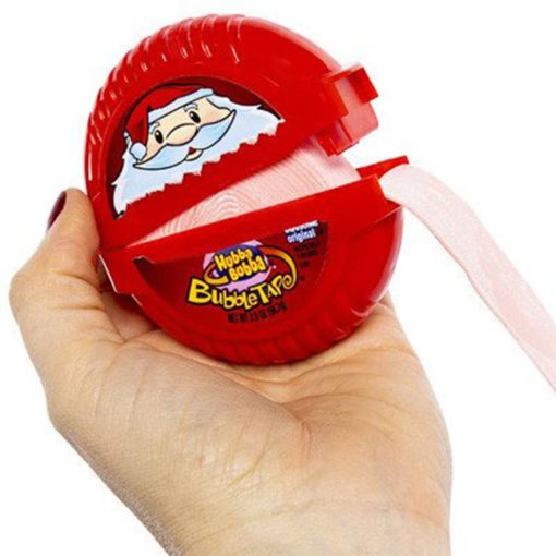 Kẹo gum kéo Hubba Bubba Christmas Bubble Tape Gum 56.7g màu đỏ