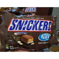Kẹo socola caramen đậu phộng Snickers Chocolate Fun Size 300.2g 5 Kẹo socola caramen đậu phộng Snickers Chocolate Fun Size 300.2g