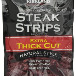 Khô bò Mỹ Kirkland Steak Strips Extra Thick Cut 340g 6 kho bo my kirkland steak strips extra thick cut 340g 1p