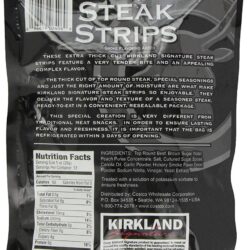 Khô bò Mỹ Kirkland Steak Strips Extra Thick Cut 340g 7 kho bo my kirkland steak strips extra thick cut 340g 2p