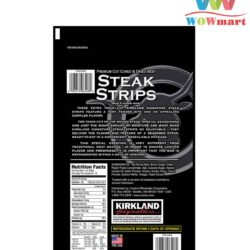 Khô bò Mỹ Kirkland Steak Strips Extra Thick Cut 340g 5 kho bo my kirkland steak strips extra thick cut 340g back