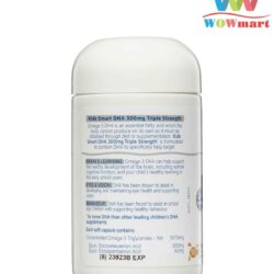 Kẹo bổ sung DHA cho bé Nature's Way Kids Smart DHA 300mg 50 viên 5 natures way kids smart dha 300mg 50v 2