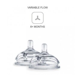 Set 2 núm ti bình sữa Comotomo Replacement Silicone Nipples 6m+ Y cut 7 Set 2 núm ti bình sữa Comotomo Replacement Silicone Nipples 6m+ Y cut