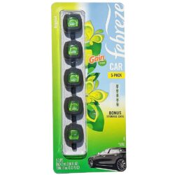 nuoc hoa xe hoi febreze car heavy duty xanh la set 5 cai x2ml knwc