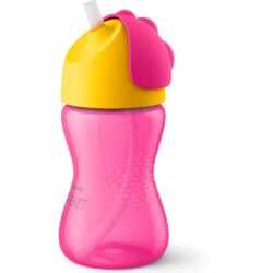 Set 2 bình tập uống nước cho bé Philips Avent 300ml (Purple, Pink) 6 Set 2 bình tập uống nước cho bé Philips Avent 300ml