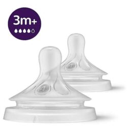 Set 2 núm ti Philips Avent Natural 3m+ dành cho trẻ từ 3 tháng tuổi 20 set 2 num ti philips avent natural 3m so 3 danh cho tre tu 3 thang tuoi knc