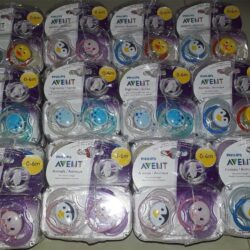 Set 2 ty ngậm Philips Avent Animals 0-6m mèo và cánh cụt