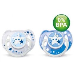 Set 2 ty ngậm Philips Avent Nighttime 6-18m 5 Set 2 ty ngậm Philips Avent Nighttime 6-18m