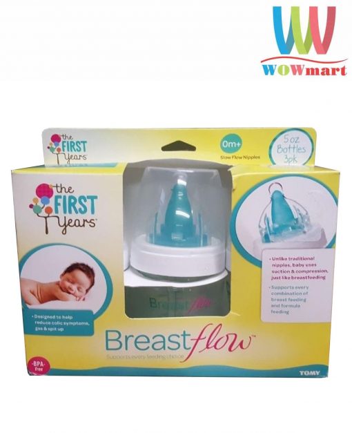 Set 3 bình sữa The First Years Breastflow 150ml