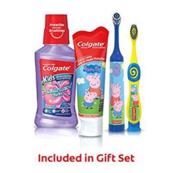 Set 4 món chăm sóc răng miệng cho bé Colgate Funtastic Value Pack Peppa Pig